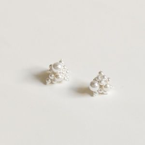 Pearl demi studs by A.B. Ellie